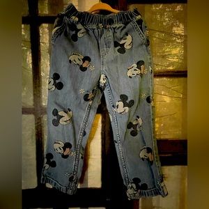 Disney Mickey jeans. Size 5t